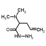 CAS 登录号：105250-76-8， 2-(二甲基氨基)-4-戊烯酰肼