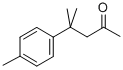 结构式 CAS# 10528-65-1, 4-甲基-4-(4-甲基苯基)-2-戊酮