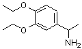 structure of CAS# 105321-50-4, 1-(3,4-Diethoxyphenyl)Ethanamine;[1-(3,4-diethoxyphenyl)ethyl]amine;1-(3,4-diethoxyphenyl)ethan-1-amine;1-(3,4-diethoxyphenyl)ethanamine