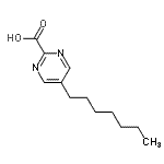 CAS#: 105343-79-1， 5-Heptyl-2-Pyrimidinecarboxylic Acid