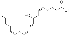 CAS#: 105500-09-2， (5Z,8R,9E,11Z,14Z)-8-Hydroxy-5,9,11,14-Icosatetraenoic Acid