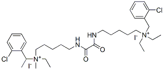 CAS#: 105503-38-6， (2-Chlorophenyl)Methyl-[5-[[5-[(2-Chlorophenyl)Methyl-Diethyl-Ammonio] Pentylcarbamoylformyl]Amino]Pentyl]-Diethyl-Azanium Diiodide