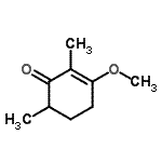 CAS#: 105518-36-3， 3-Methoxy-2,6-Dimethyl-2-Cyclohexen-1-One