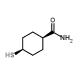 CAS#: 105676-08-2， cis-4-Sulfanylcyclohexanecarboxamide