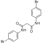 CAS#: 105678-71-5， N,N'-Bis(4-Bromophenyl)Propanediamide