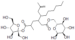 CAS#: 105749-78-8， [(2R,3S,4S,5R)-3,4-Dihydroxy-2,5-Bis(Hydroxymethyl)Oxolan-2-Yl] [(2R,3S,4S,5R,6S)-3,4,5,6-Tetrahydroxyoxan-2-Yl]Methyl 2-Methyl-4-(2-Methyldec-1-En-4-Yl)Hexanedioate