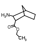结构式 CAS# 105786-35-4, 乙基3-氨基双环[2.2.1]庚烷-2-羧酸酯