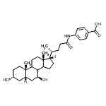 CAS#: 105877-77-8， 4-{[(3alpha,5beta,7beta,8xi,9xi,14xi,17alpha)-3,7-Dihydroxy-24-Oxocholan-24-Yl]Amino}Benzoic Acid