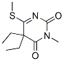 CAS#: 105891-91-6， 5,5-Diethyl-3-Methyl-6-Methylsulfanylpyrimidine-2,4-Dione