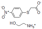CAS#: 105892-18-0， 2-hydroxyethylazanium 2-(4-nitrophenyl)sulfanylethanoate