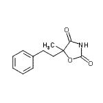 CAS#: 105907-55-9， 5-Methyl-5-(2-Phenylethyl)-1,3-Oxazolidine-2,4-Dione