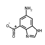 CAS#: 10597-50-9， 4-Nitro-1H-Benzimidazol-6-Amine