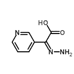 CAS#: 105997-34-0， (2Z)-Hydrazono(3-Pyridinyl)Acetic Acid