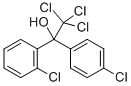 structure of CAS# 10606-46-9, O,P'-Dicofol;4-Chloro-Alpha-(2-Chlorophenyl)-Alpha-(Trichloromethyl)Benzenemethanol;Benzenemethanol, 4-Chloro-Alpha-(2-Chlorophenyl)-Alpha-(Trichloromethyl)-;O,P'-Dicofol