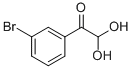 结构式 CAS# 106134-16-1, 1-(3-溴苯基)-2,2-二羟基-乙酮