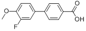 CAS#: 106291-25-2， 3'-Fluoro-4'-Methoxy-[1,1'-Biphenyl]-4-carboxylic Acid
