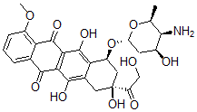CAS#: 106492-47-1， 4'-Amino-3'-hydroxy-doxorubicin