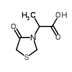 CAS 登录号：106562-25-8， 2-(4-氧代-1,3-噻唑烷-3-基)丙酸