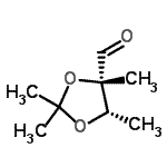CAS#: 106622-88-2， (4S,5S)-2,2,4,5-Tetramethyl-1,3-Dioxolane-4-Carbaldehyde