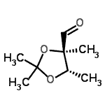 CAS#: 106622-89-3， (4R,5S)-2,2,4,5-Tetramethyl-1,3-Dioxolane-4-Carbaldehyde
