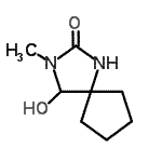 CAS#: 106663-35-8， 4-Hydroxy-3-Methyl-1,3-Diazaspiro[4.4]Nonan-2-One