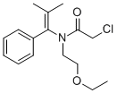 结构式 CAS# 106700-29-2, 2-氯-N-(2-乙氧基乙基)-N-(2-甲基-1-苯基丙-1-烯基)乙酰胺