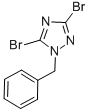 结构式 CAS# 106724-85-0, 1-苄基-3,5-二溴-1,2,4-三唑