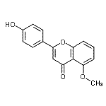 CAS#: 106848-87-7， 2-(4-Hydroxyphenyl)-5-Methoxy-4H-Chromen-4-One