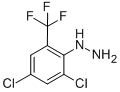 structure of CAS# 107047-29-0, [2,4-Dichloro-6-(Trifluoromethyl)Phenyl]-Hydrazine;1-[2,4-DICHLORO-6-(TRIFLUOROMETHYL)PHENYL]HYDRAZINE;2,4-Dichloro-6-(Trifluoromethyl)Phenylhydrazine 95%;2,4-Dichloro-6-(Trifluoromethyl)Phenylhydrazine95%