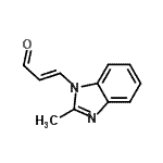 CAS#: 107113-20-2， (2E)-3-(2-Methyl-1H-Benzimidazol-1-Yl)Acrylaldehyde