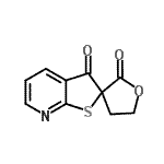 CAS#: 107191-21-9， 4,5-Dihydro-3'H-Spiro[Furan-3,2'-Thieno[2,3-b]Pyridine]-2,3'-Dione