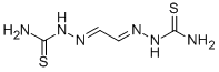 structure of CAS# 1072-12-4, [[(2E)-2-(Carbamothioylhydrazinylidene)Ethylidene]Amino]Thiourea;[2-(Carbamothioylhydrazinylidene)Ethylideneamino]Thiourea;[[(2E)-2-(Carbamothioylhydrazono)Ethylidene]Amino]Thiourea;[2-(Carbamothioylhydrazono)Ethylideneamino]Thiourea