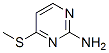 structure of CAS# 1073-54-7, 4-Methylsulfanylpyrimidin-2-Amine;4-(Methylthio)-2-Pyrimidinamine;[4-(Methylthio)Pyrimidin-2-Yl]Amine;Nsc43261