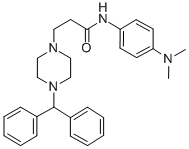 CAS#: 107314-37-4， N-(4-Dimethylaminophenyl)-3-[4-[Di(Phenyl)Methyl]Piperazin-1-Yl]Propanamide