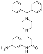 CAS#: 107314-43-2， N-(3-Aminophenyl)-3-[4-[Di(Phenyl)Methyl]Piperazin-1-Yl]Propanamide