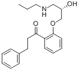 CAS#: 107381-32-8， 1-[2-[(2S)-2-Hydroxy-3-Propylaminopropoxy]Phenyl]-3-Phenylpropan-1-One