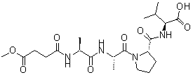 CAS#: 107441-48-5， N-(4-Methoxy-4-Oxobutanoyl)Alanylalanylprolylvaline