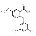 CAS#: 107517-22-6， 2-[(3,5-Dichlorophenyl)Amino]-5-Methoxybenzoic Acid