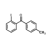 structure of CAS# 107624-39-5, (2-Iodophenyl)(4-Methylphenyl)Methanone;2-Iodo-4'-methylbenzophenone