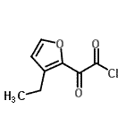 CAS#: 107747-88-6， (3-Ethyl-2-Furyl)(Oxo)Acetyl Chloride