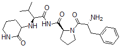 CAS#: 107759-05-7， (2S)-1-[(2R)-2-Amino-3-Phenylpropanoyl]-N-[(2S)-3-Methyl-2-[(2-Oxopiperidin-3-Yl)Amino]Butanoyl]Pyrrolidine-2-Carboxamide