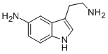 structure of CAS# 1078-00-8, 5-Amino-1H-Indole-3-Ethanamine;2-(5-Amino-1H-Indol-3-Yl)Ethylamine;1H-Indole-3-Ethanamine, 5-Amino-;5-Aminotryptamine