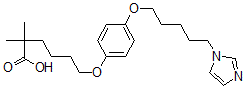 CAS#: 107831-14-1， 6-[4-(5-Imidazol-1-Ylpentoxy)Phenoxy]-2,2-Dimethylhexanoic Acid