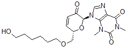 CAS#: 107838-98-2， 9-[(2S,6S)-6-(6-Hydroxyhexoxymethyl)-3-Oxo-6H-Pyran-2-Yl]-1,3-Dimethylpurine-2,6-Dione