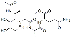 CAS#: 107910-44-1， Methyl 2-[2-[[2-[(2-Acetamido-4,5,6-Trihydroxy-1-Oxohexan-3-Yl)Amino]Acetyl]Amino]Propanoylamino]-5-Amino-5-Oxopentanoate