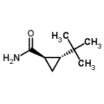 CAS#: 107912-94-7， (1R,2R)-2-(2-Methyl-2-Propanyl)Cyclopropanecarboxamide