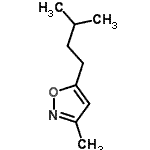 CAS#: 107978-58-5， 3-Methyl-5-(3-Methylbutyl)-1,2-Oxazole