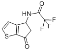结构式 CAS# 108046-14-6, 2,2,2-三氟-N-[(4S)-6-氧代-4,5-二氢环戊烯并[b]噻吩-4-基]乙酰胺