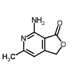 CAS#: 108129-37-9， 4-Amino-6-Methylfuro[3,4-c]Pyridin-3(1H)-One
