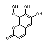CAS#: 108221-59-6， 6,7-Dihydroxy-8-Methoxy-2H-Chromen-2-One